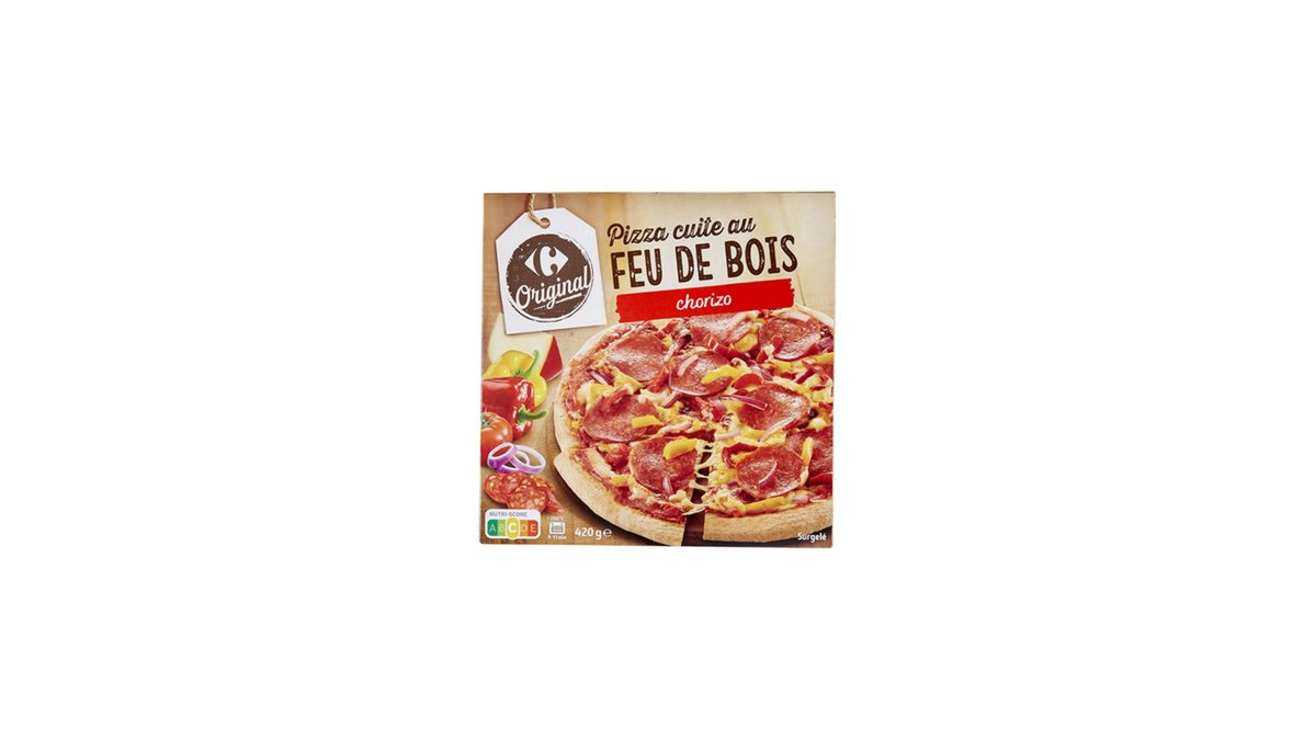 CRF Pizza Slices ჩორიზოთი და წიწაკით (420 g)