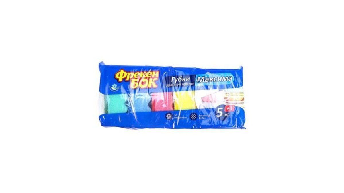 Freken Bock სარეცხი სპონჯი სამზარეულოს ღრუბელი (5 pcs)