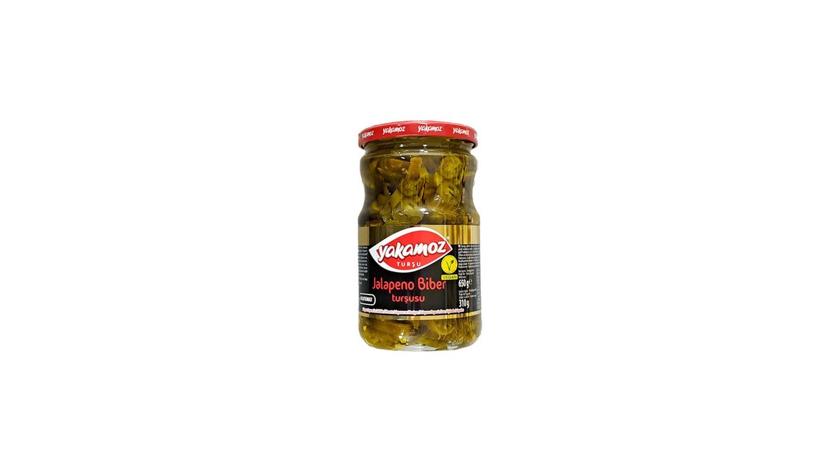 Yakamoz Canned Cucumbers Jalapeno (650 ml)