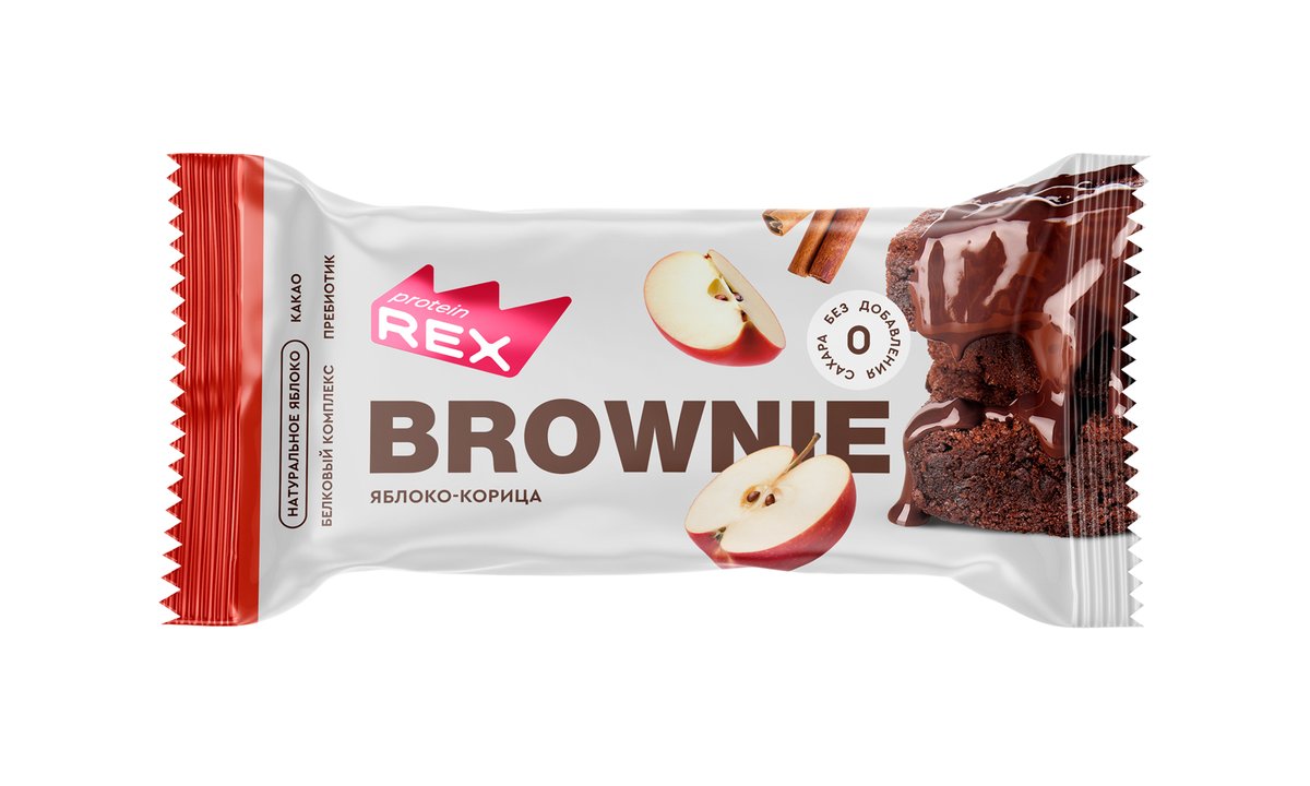REX Печенье Brownie apple-cinnamon