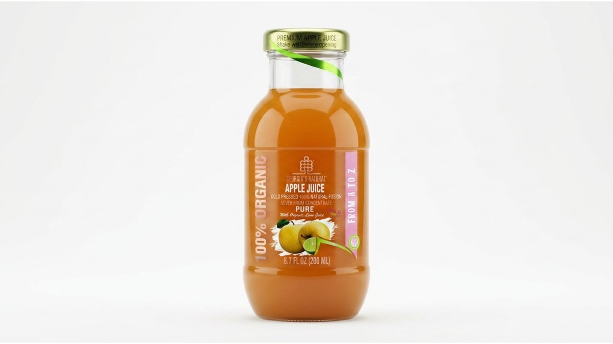 წვენი cold pressed apple (200 ml)