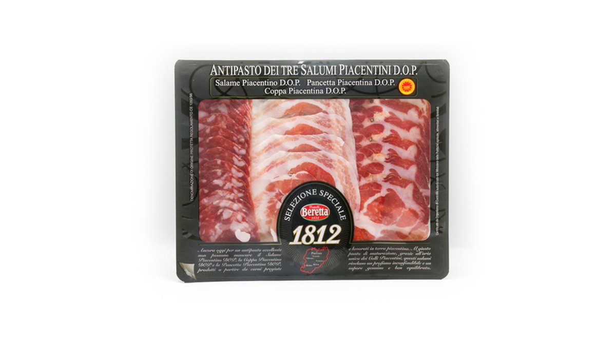Beretta Вяленое мясо Salami, Pancetta, Copa DOP (120 g)