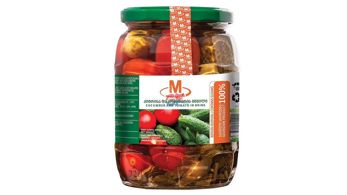 Marneuli Canned Cucumbers (700 ml)