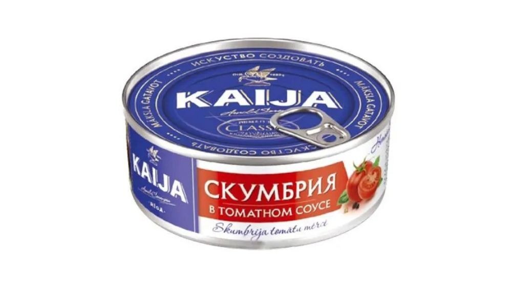 კაიჯა Smoked Sea Mackerel სკუმბრია ტომატში (240 გრ)