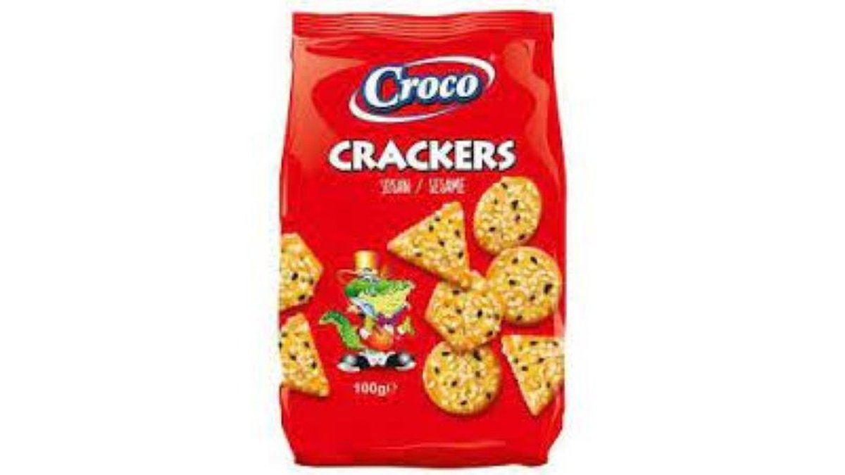 Crocus Crackers სეზამით და ყაყაჩოს მარცვლით (100 gr)