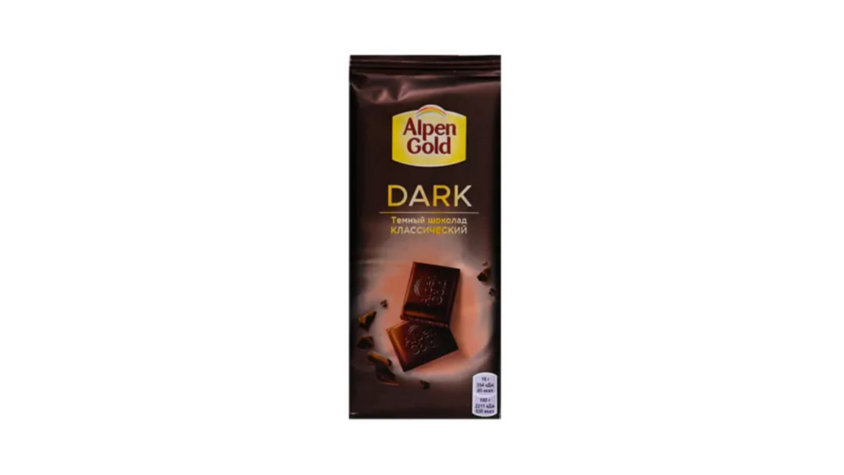 Alpen Gold შოკოლადი შავი შოკოლადის (100 g)