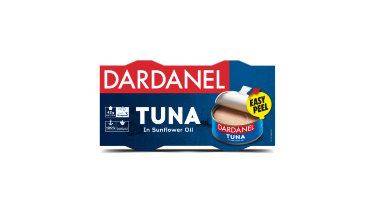 Dardanelles Canned Fish თინუსი მზესუმზირის ზეთში (140 g)