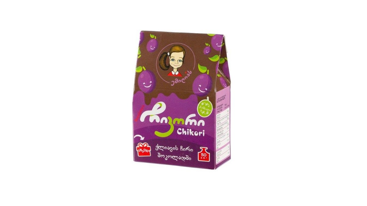 Emilia მშრალი ქლიავი თხილით chicory (50 გრ)