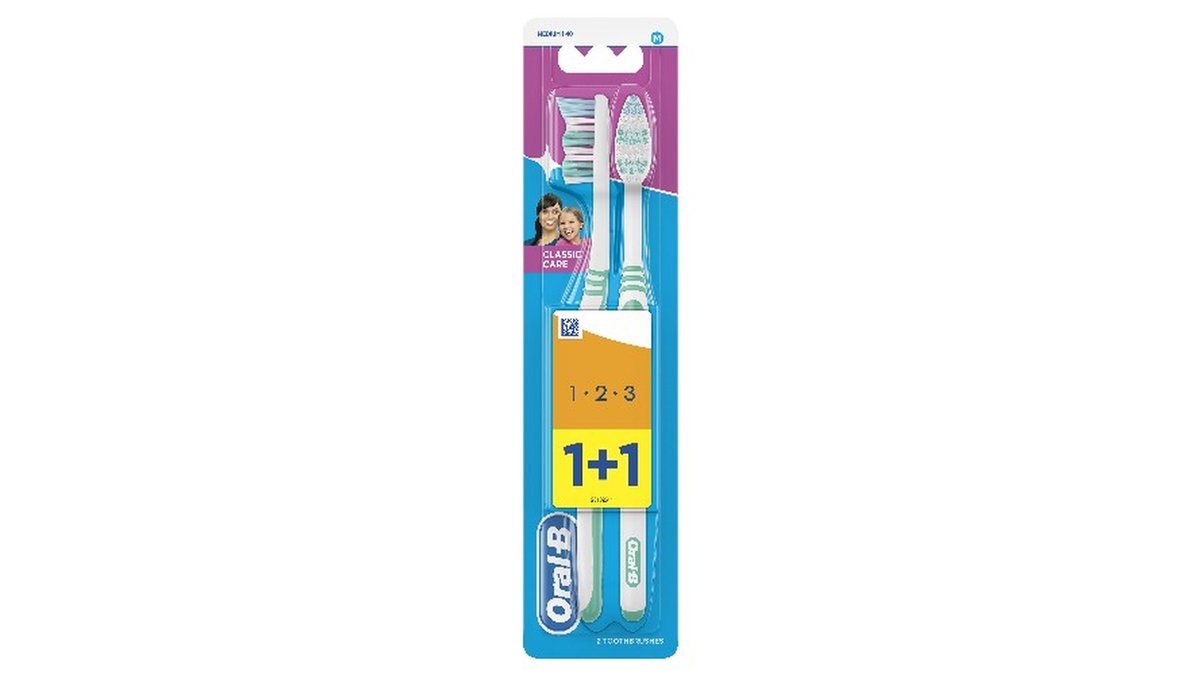 Oral-B зубная щетка Classic 40 (2 pcs)