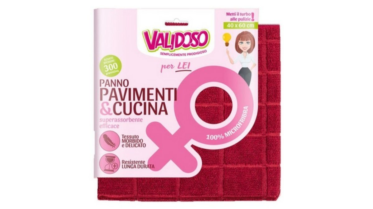 VALIDOSO Microfiber Kitchen Towel microfiber red (35 cm)