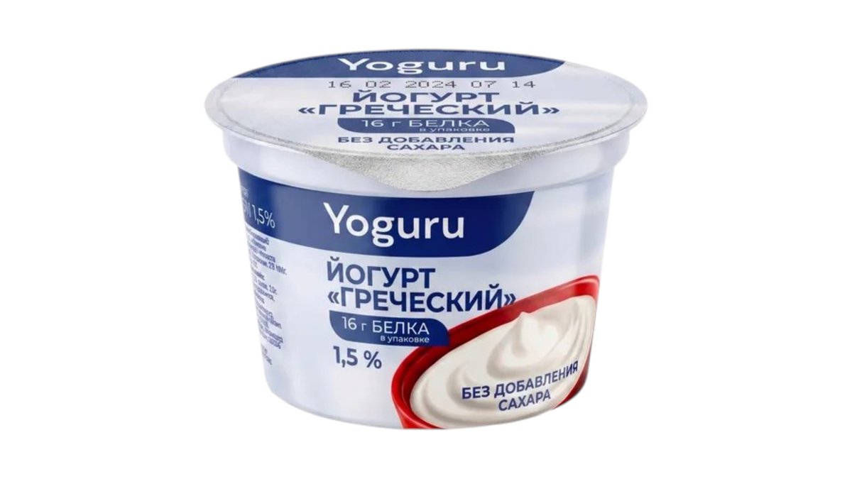 1Yoguru йогурт ბერძნული (180 g)