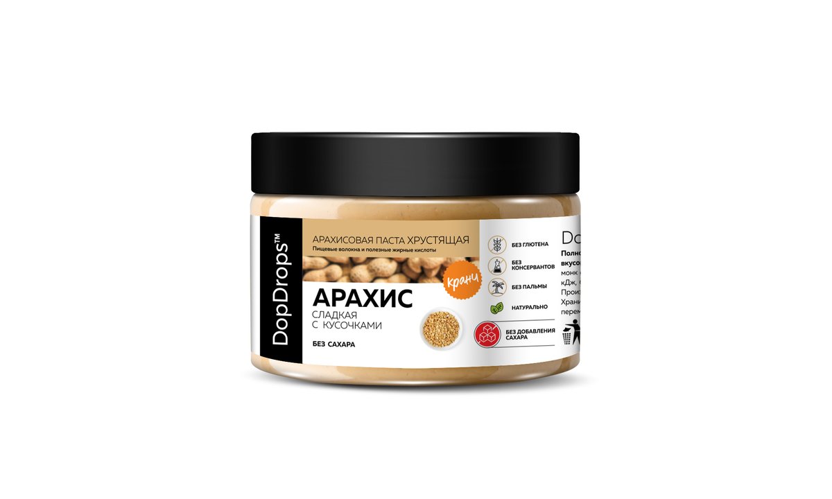 DopDrops Спред without additives Crunch sweet (250 g)
