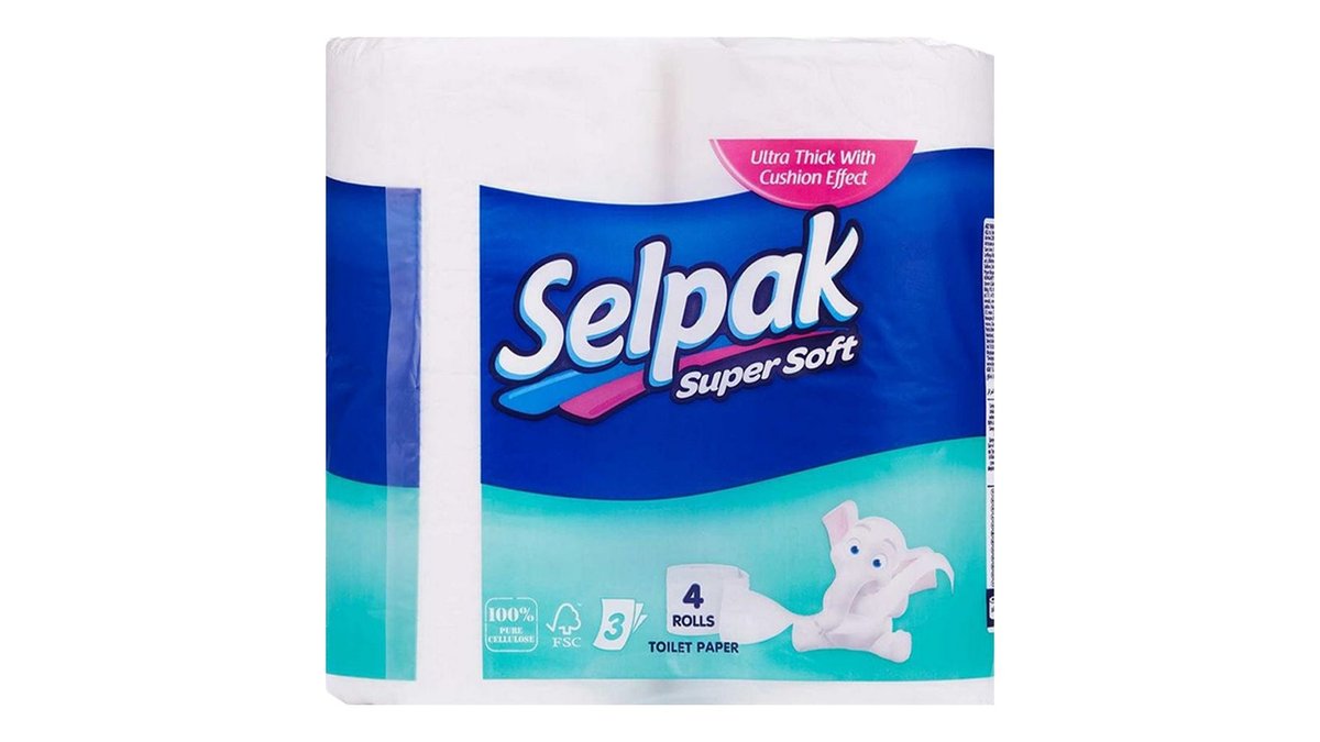 Selpak Ароматизированная туалетная бумага 3 layers (4 pcs)