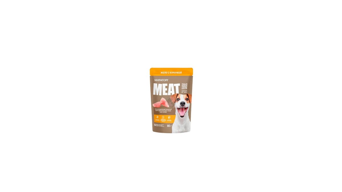 MIRATORG Pet Food with chicken (80 g)