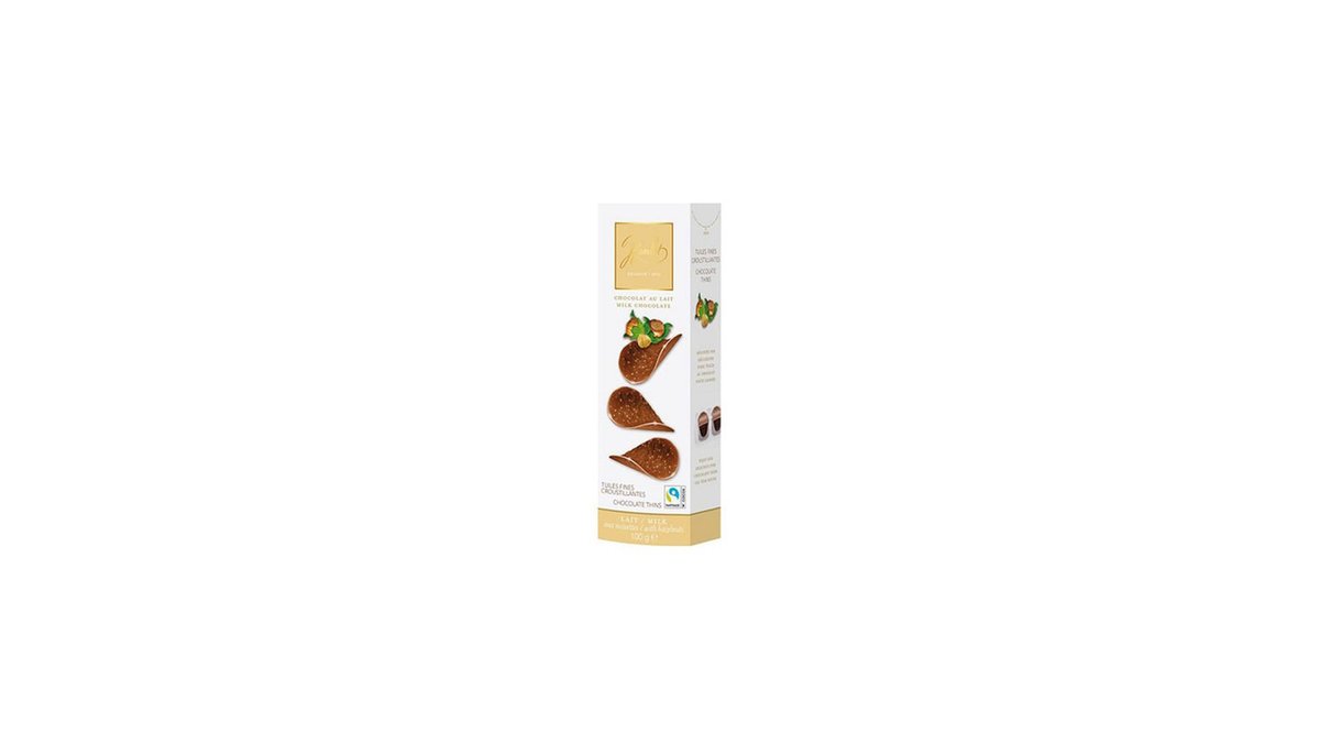 HAMLET Chocolate რძინი შოკოლადის ჩიფსი თხილით (100 g)