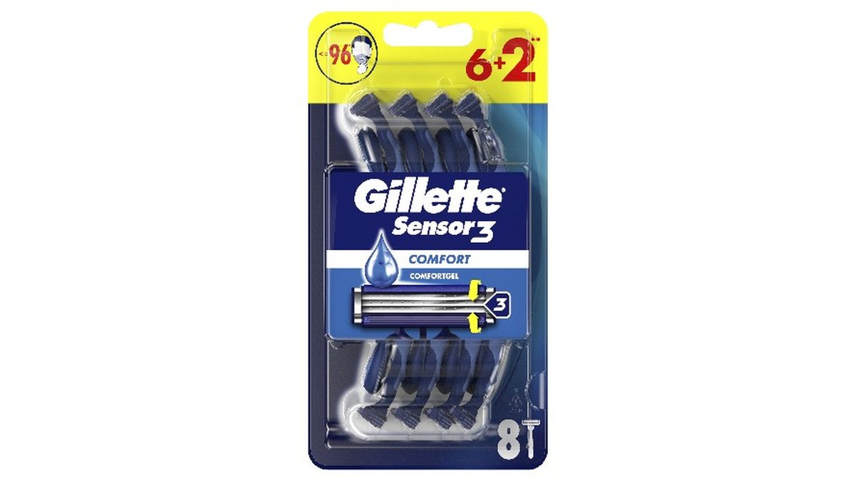 Gillette Одноразовая бритва Disposable Shaving Comfort (8 pcs)