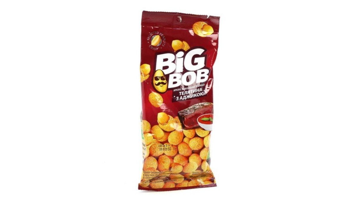 ბიგ ბობ Nuts Beef and Ajik Flavor (60 g)