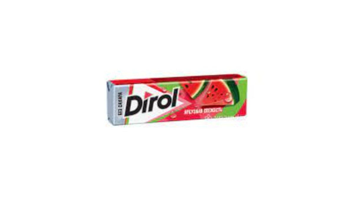 Diroli жевательная резинка watermelon flavor (13.6 g)