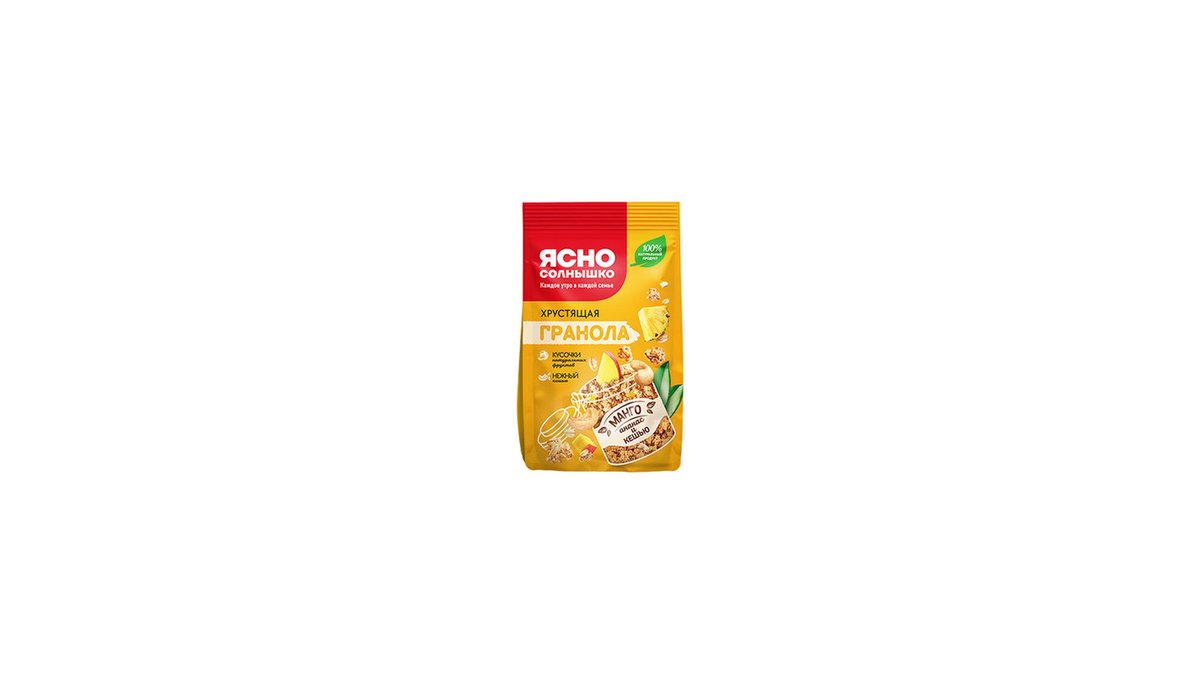 Solnishko Breakfast Cereal Mix Mango and Pineapple (250 g)