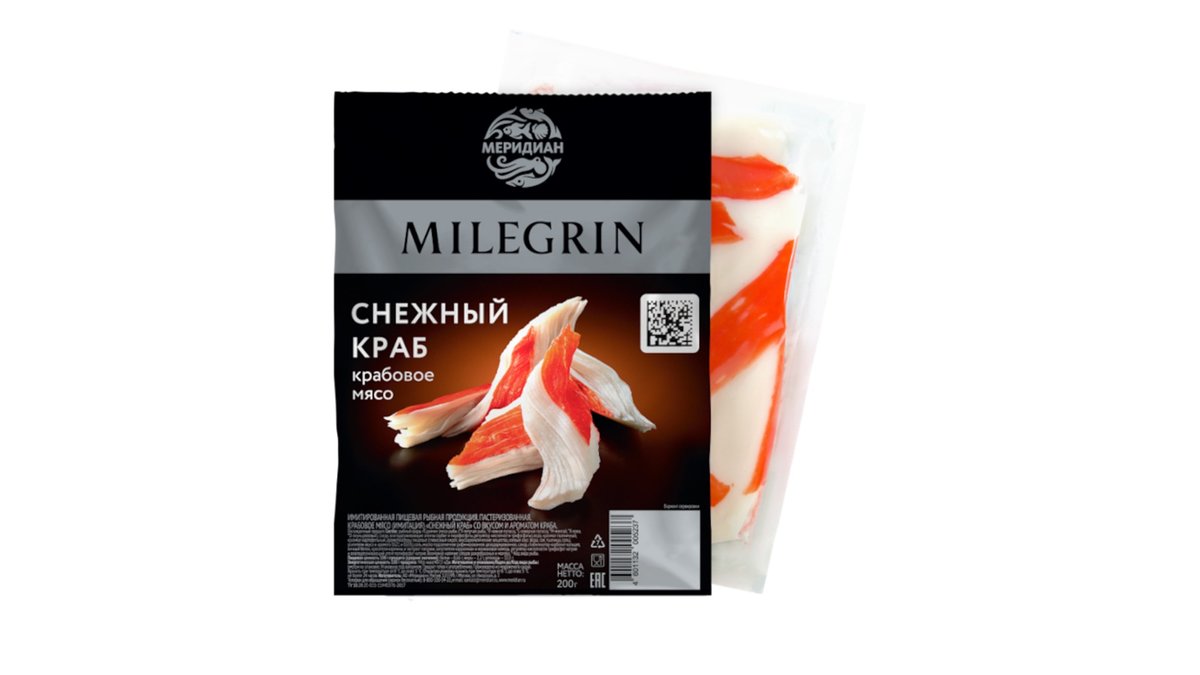 MileGrin Meat Product თოვლიანი კრაბი (200 გ)