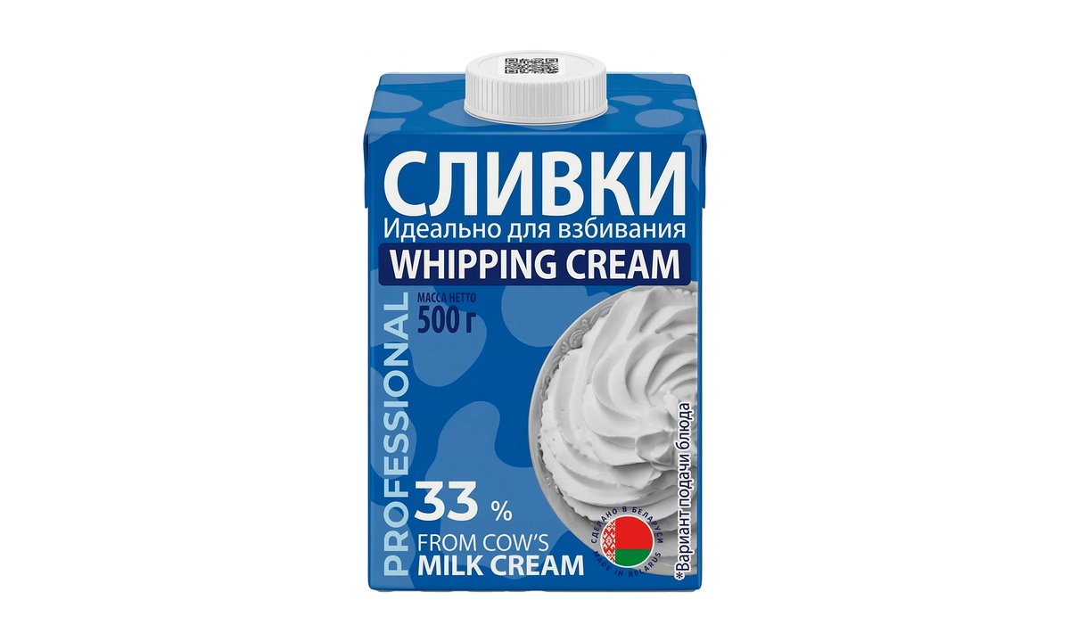 Molochni Mir Взбитые сливки 33% (500 g)