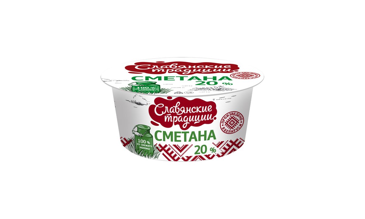 Slavic Traditions sour cream 15% (200 გ)