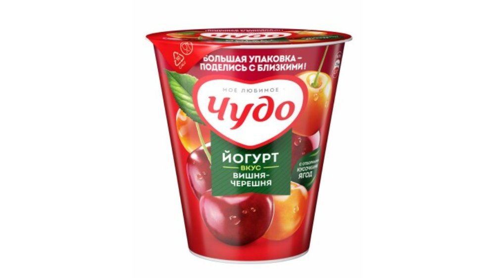 Chudo Milk Dessert cherry-berry (290 g)