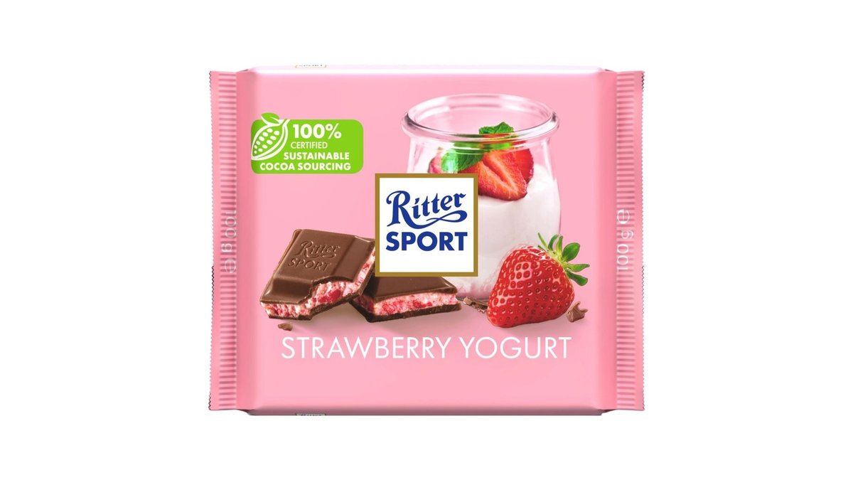 Ritter Sport конфета Strawberry Yogurt (100 g)