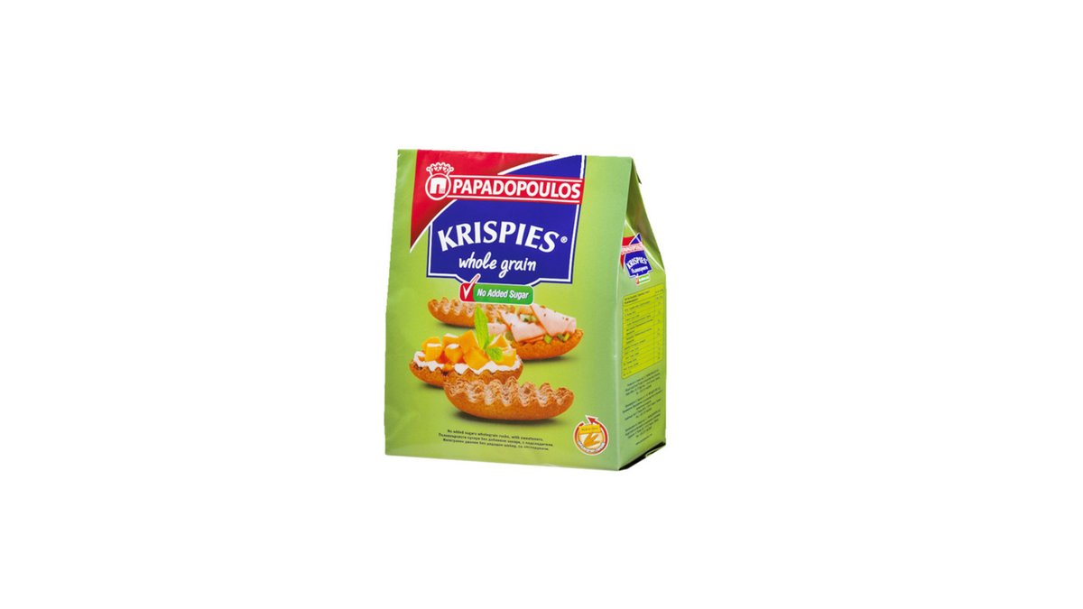 PAPADOPOULO Wheat Crispbread უშაქრო