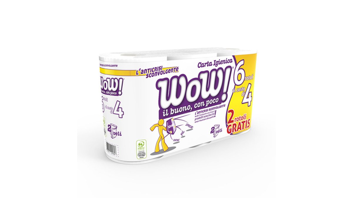 WOW toilet paper (6 pcs)