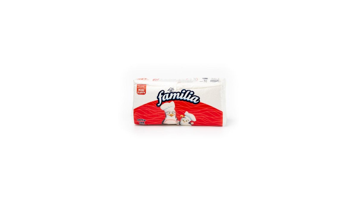 FAMILIA სალფეტი 1 ply 30X30 (200 pcs)
