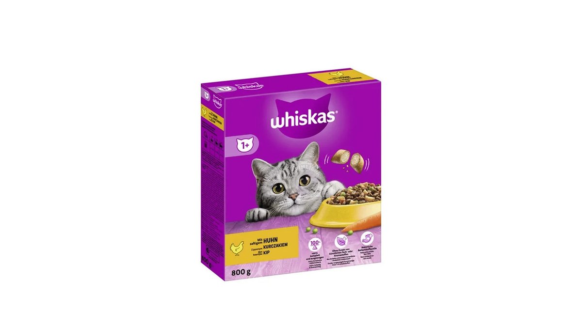 Whiskas ცხოველების საკვები with Chicken (1.9 kg)