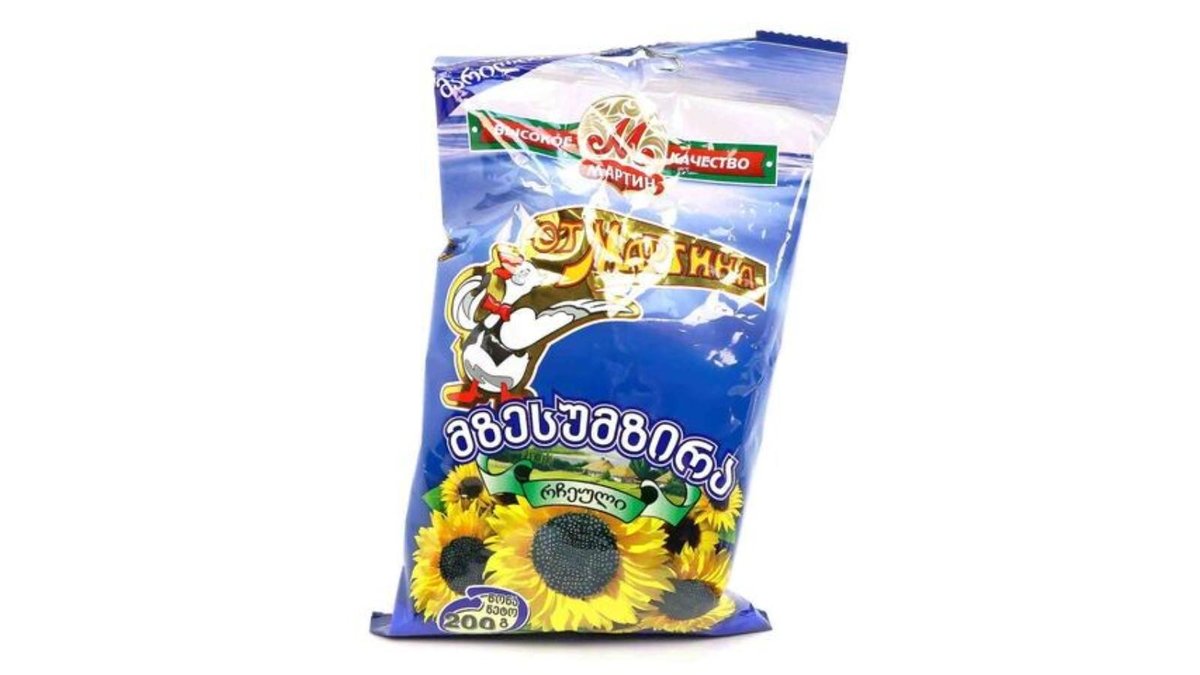 Atmartina Семена подсолнечника Roasted with Sea Salt (160 g)