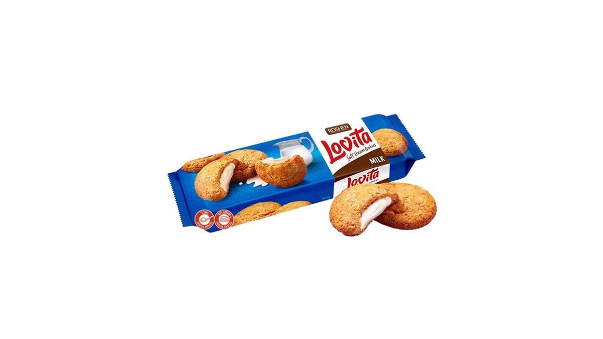 Lovita Молочное печенье with milk cream (127 g)