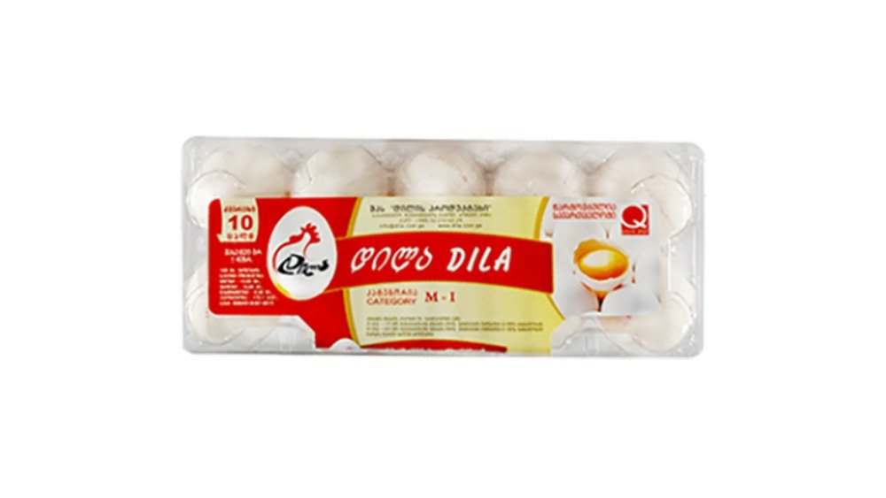 დილა eggs 1 cat. (10 pcs)