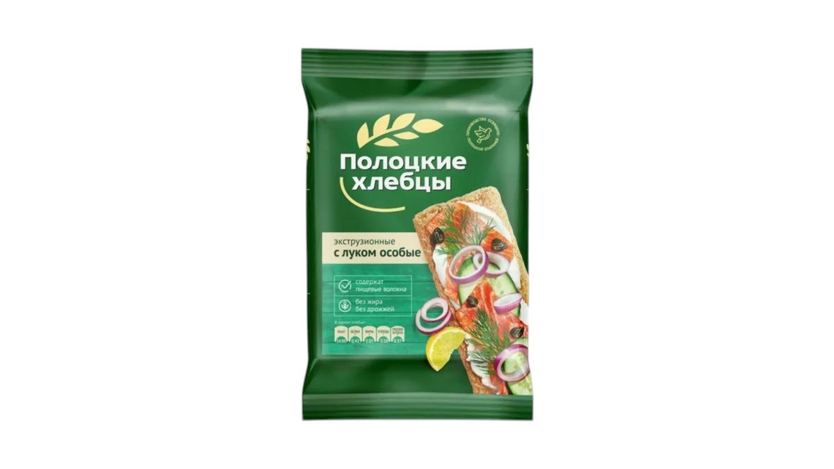Polotskie Crispy Bread onion special (80 გ)