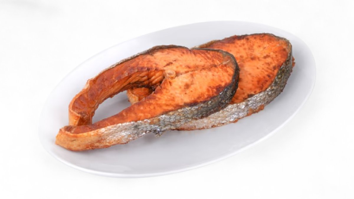Norwegian salmon fillet grilled