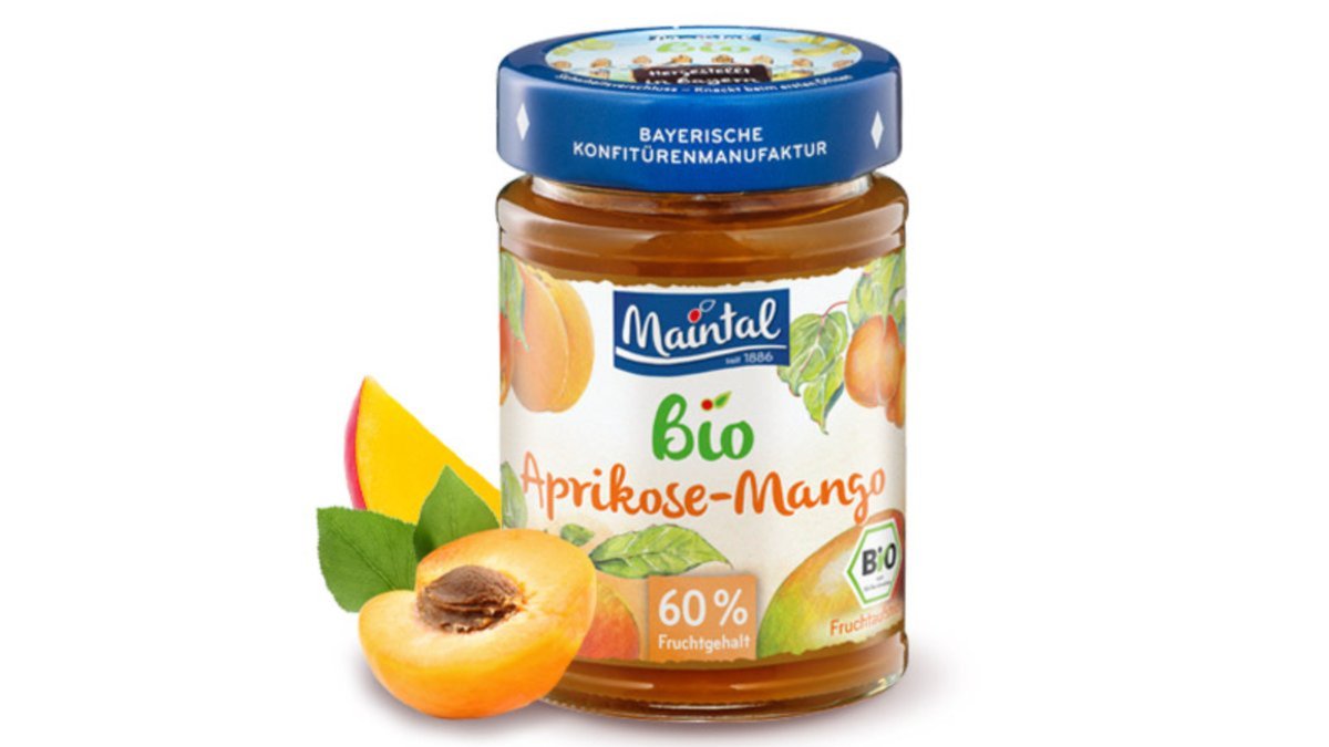 Maintal Органическое варенье Apricot and Mango (210 g)