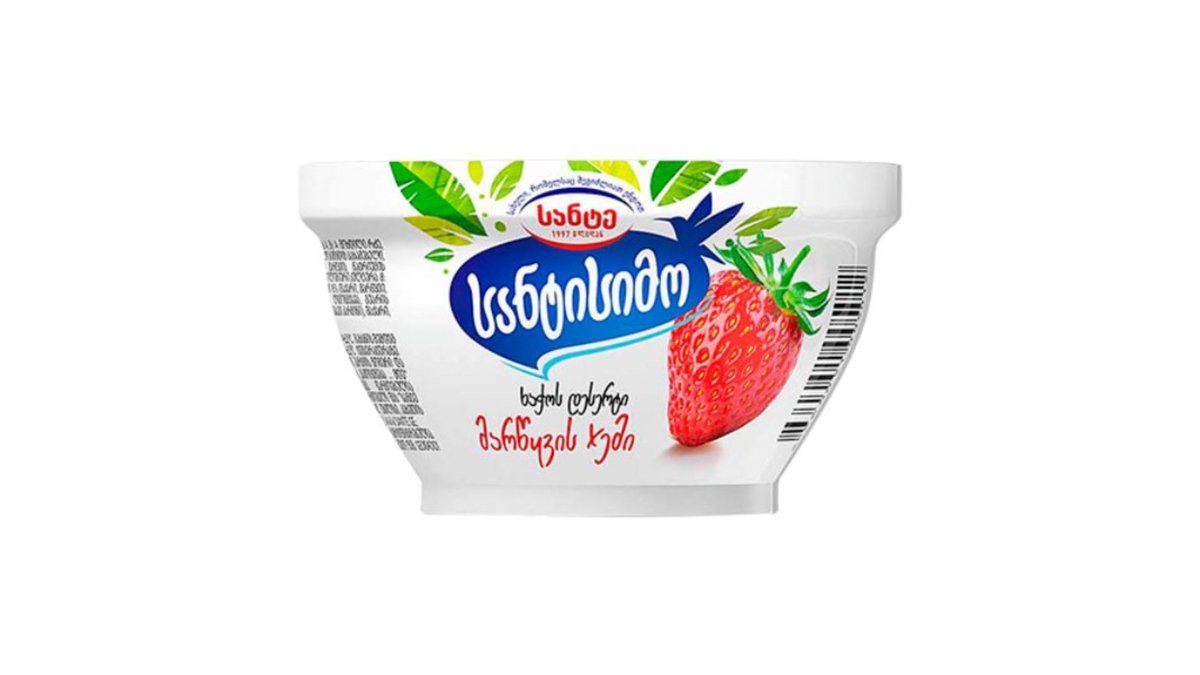 Santissimo Glazed Cottage Cheese strawberry jam (150 g)