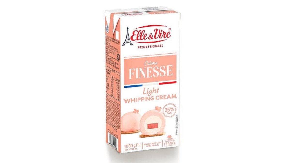 Finesse შებერილი ნაღები Light whipping cream (1 l)