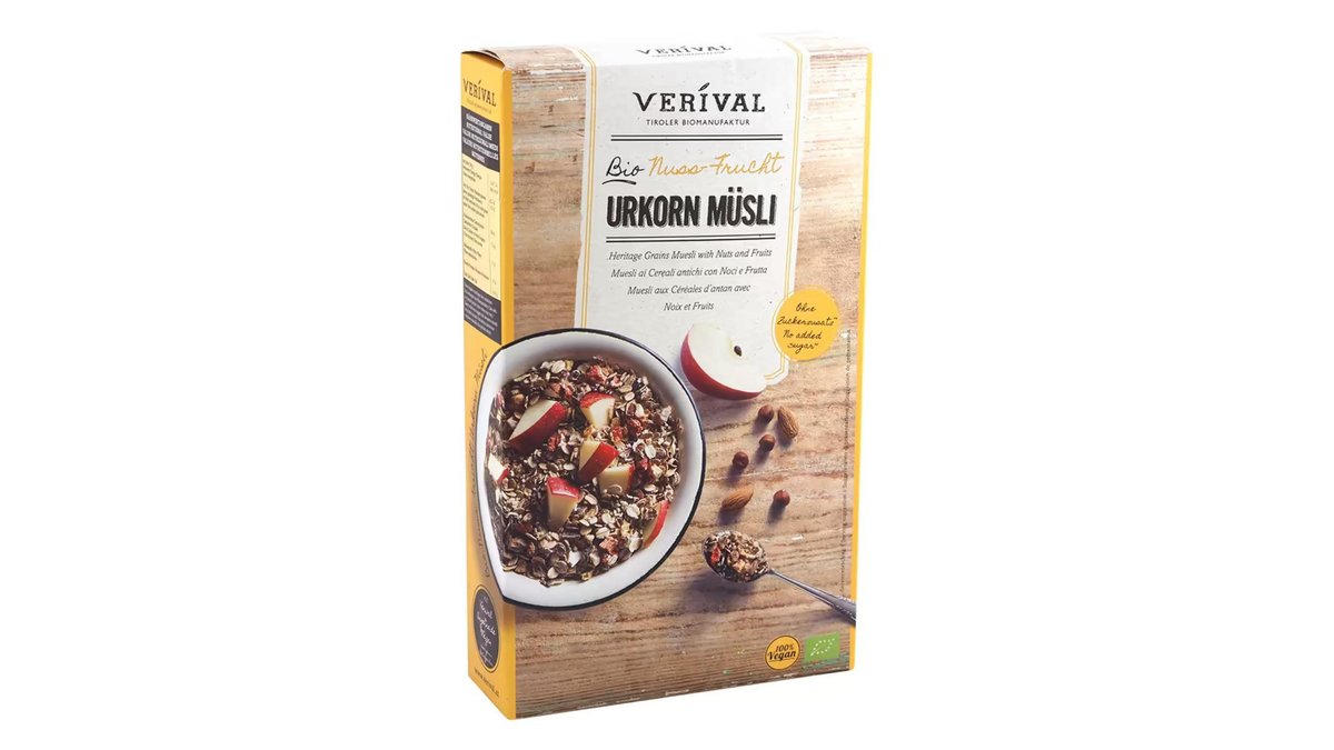 VERIVAL Breakfast Cereal Mix თხილით და კენკრის ხილით (325 g)