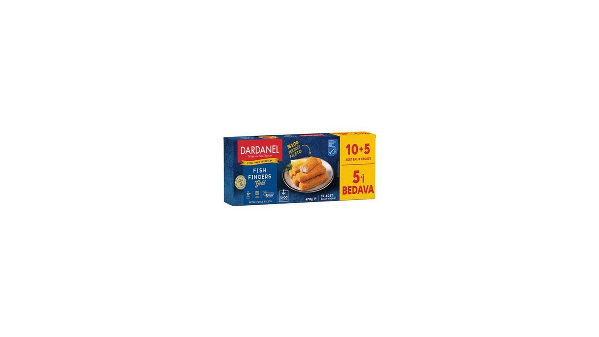 DARDANEL Fish Croquettes თევზის კროკეტები (470 გ)