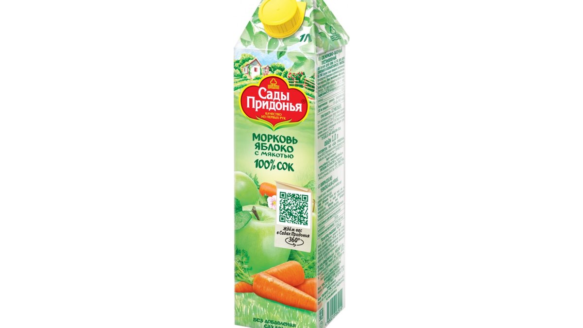 Sadi Pridonia сок სტაფილოს და ვაშლის (1 l)