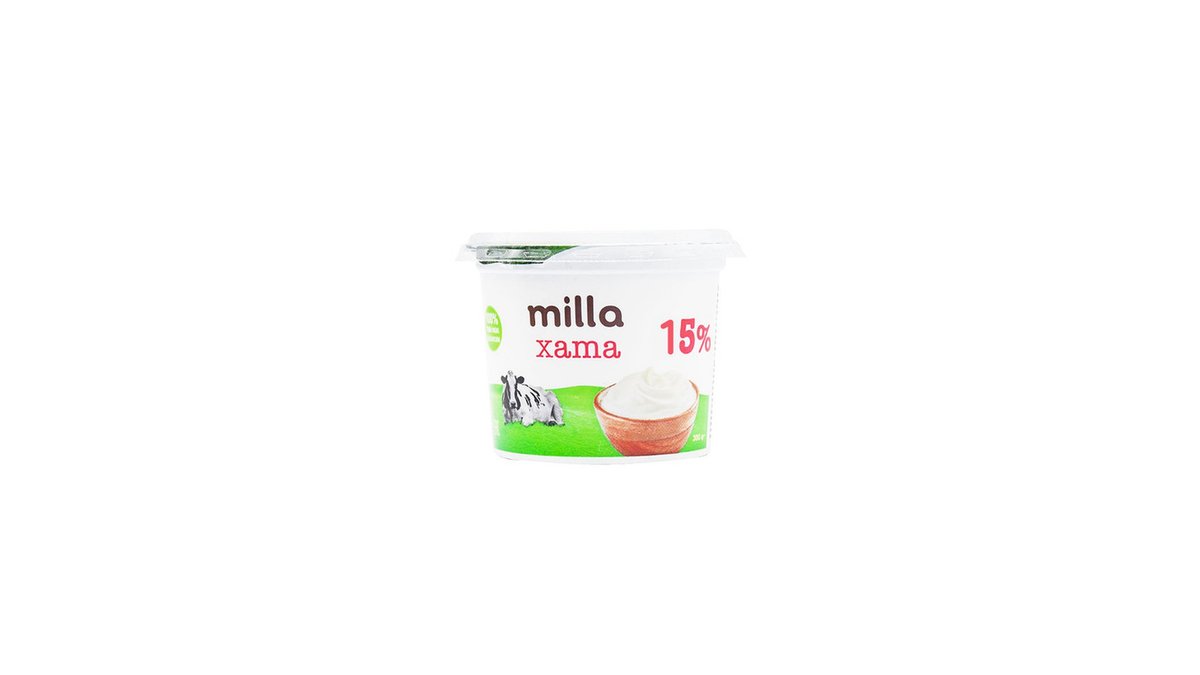 Milla Сметана sour cream 15% (300 g)