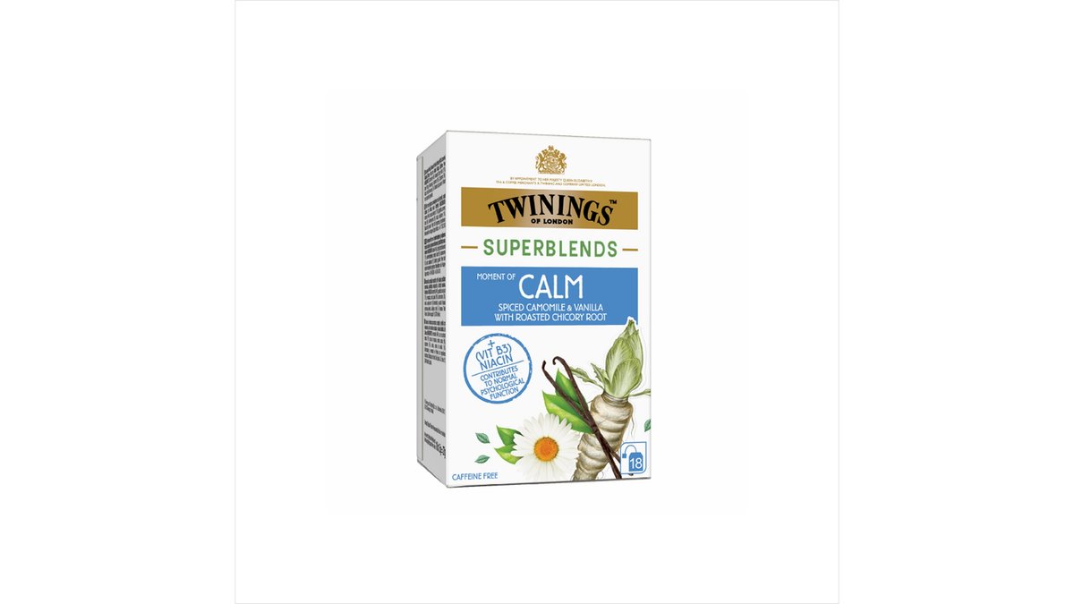სუპერბლენდი Травяной чай soothing - chamomile, vanilla and chicory root (18 pcs)