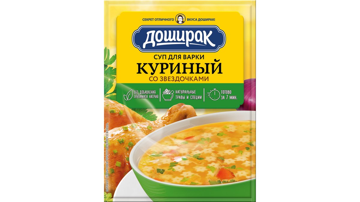 დოშირაკ Dry Soup Chicken with Stars (100 g)