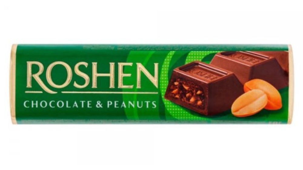 Roshen Chocolate რძიანი შოკოლადის არაქისის (38 გრ)