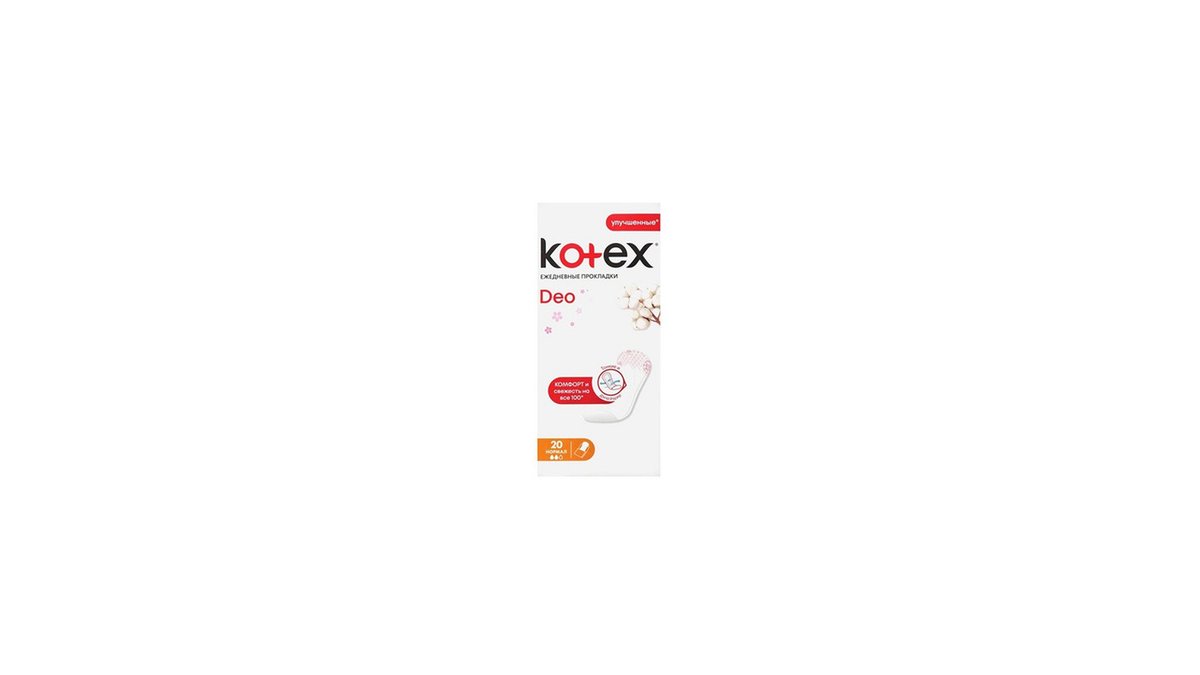 კოტექს Гигиеническая прокладка Deo Daily (20 pcs)