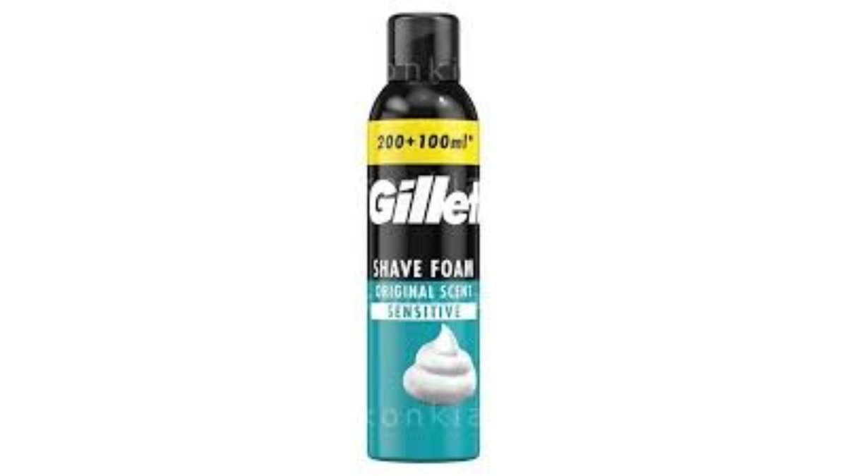 Gillette Shaving Cream მგრძნობიარე კანისთვის