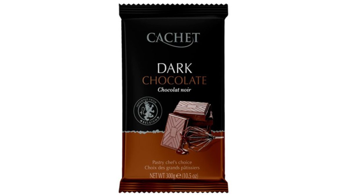 CACHET Шоколад dark chocolate premium Belgian (300 g)